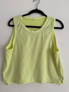 lululemon athletica Women’s Neon Yellow Tank Top